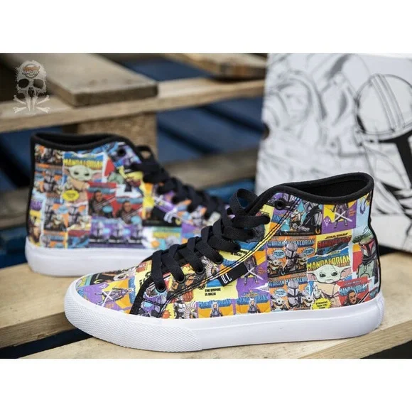 DC Star Wars Manual HI Unisex Black Canvas Skate Inspired Sneakers Shoes Size 8 - Picture 13 of 13